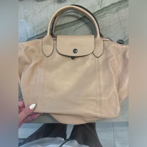 Longchamp leather nude bag - never used